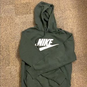 Nike dark green hoodie